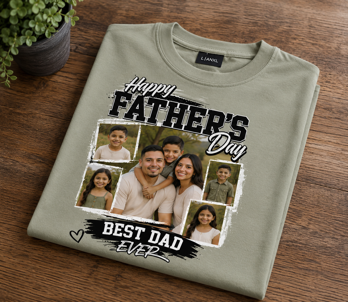 Custom Fathers Day shirt-Cotton