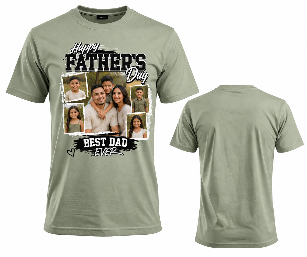 Custom Fathers Day shirt-Cotton