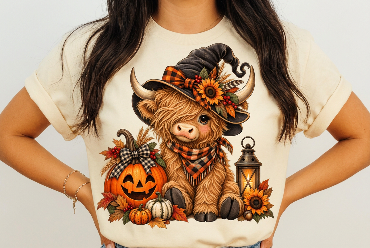 Halloween Tee- Cow