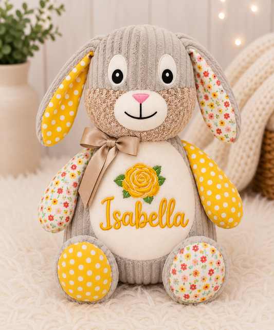 Personalized Keepsake Plush with name and simple design
