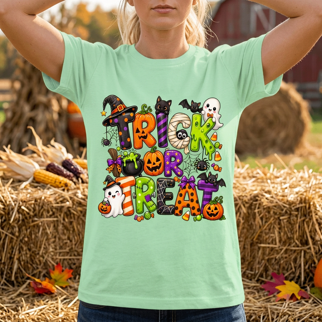 Halloween Tee- Trick or Treat