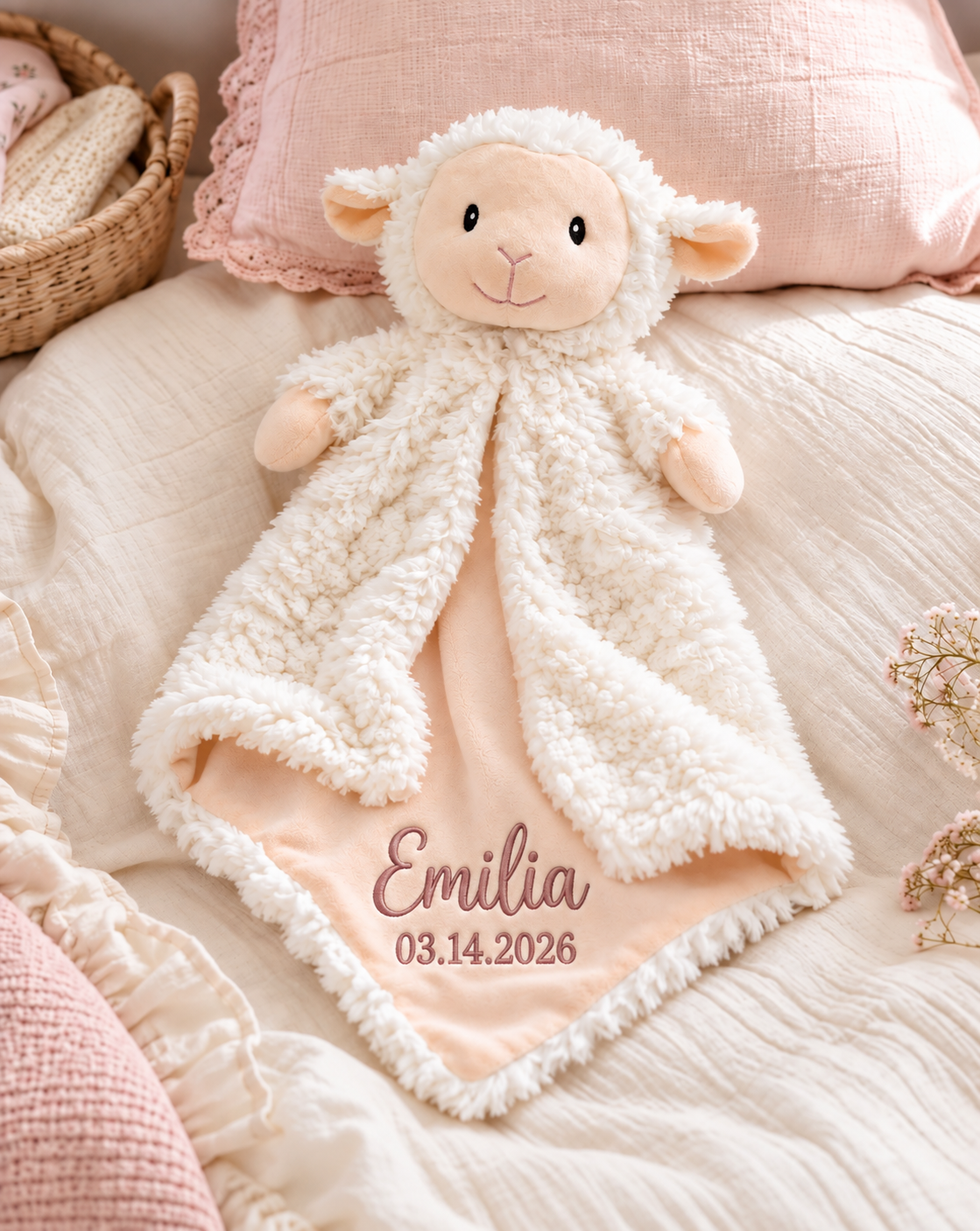 Personalized Lovey Cuddle Blanket