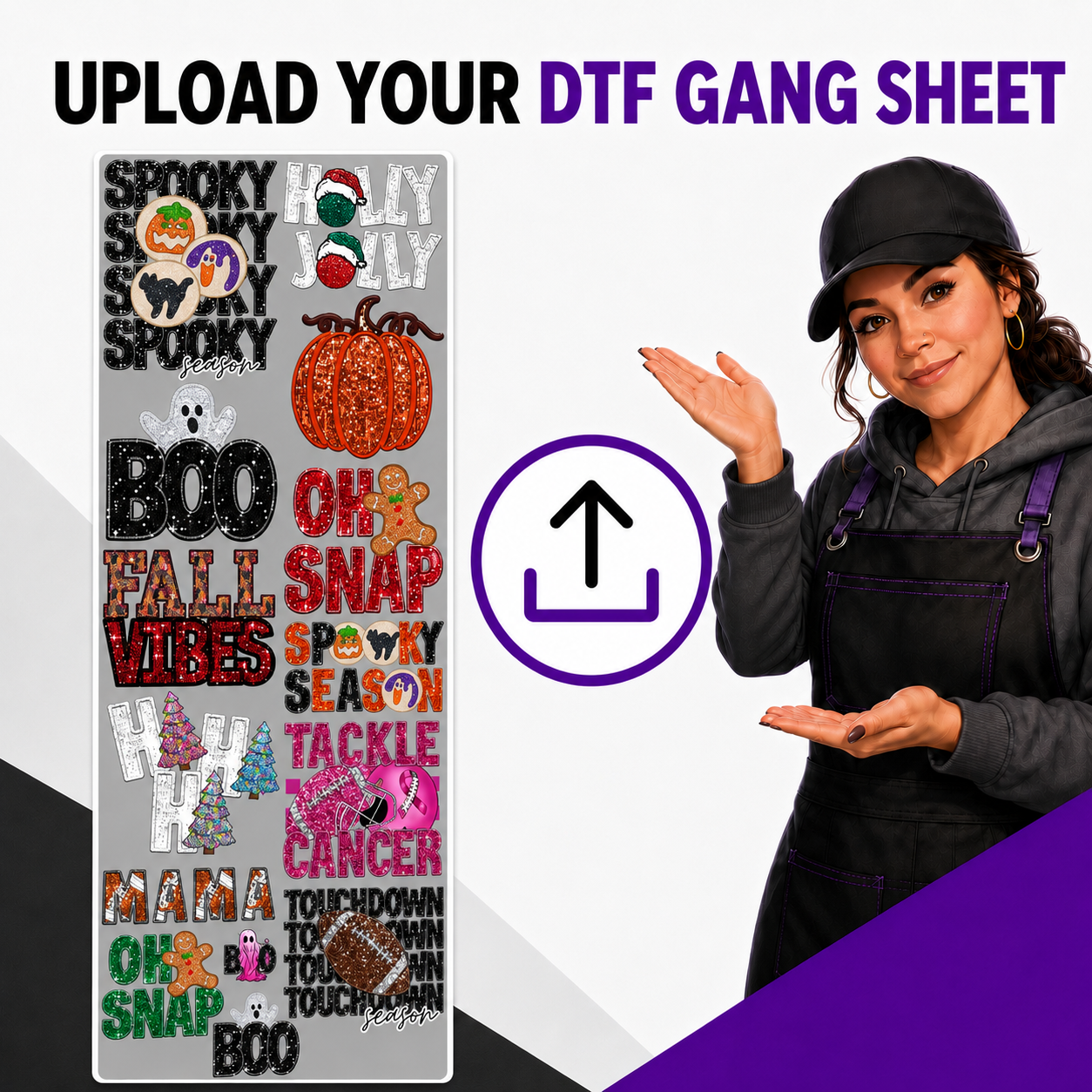 Upload Your DTF Gang Sheet
