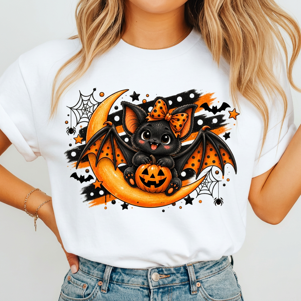 Halloween Tee-Bat