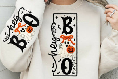 Halloween Tee- Hey Boo