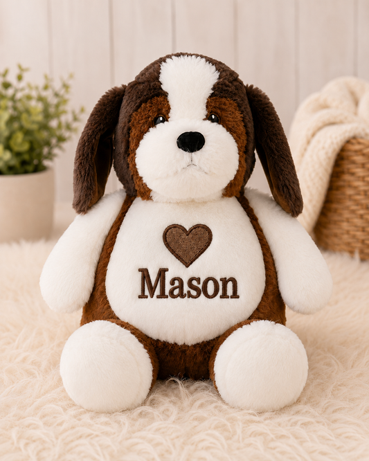 Personalized Keepsake Plush with name and simple design