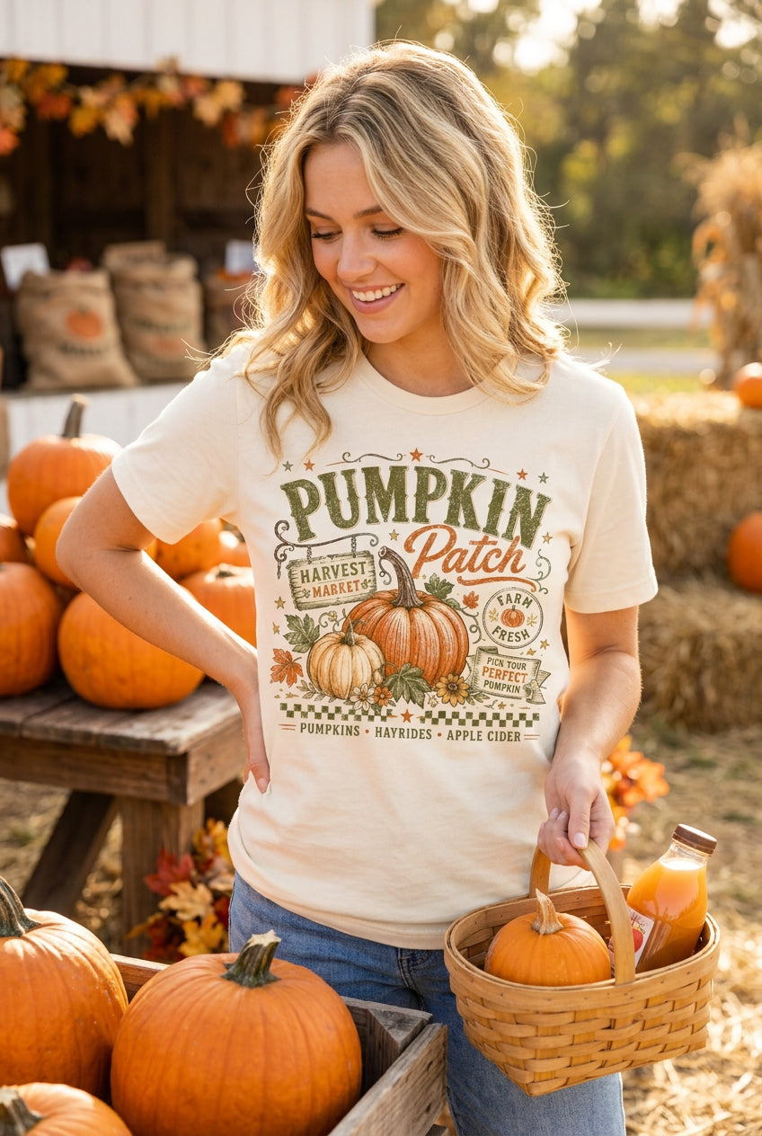Pumpkin Patch Cotton Tee