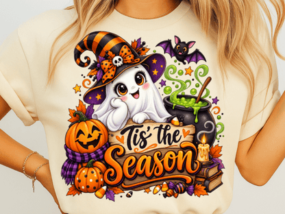 Halloween Tee-Tis'The season Ghost