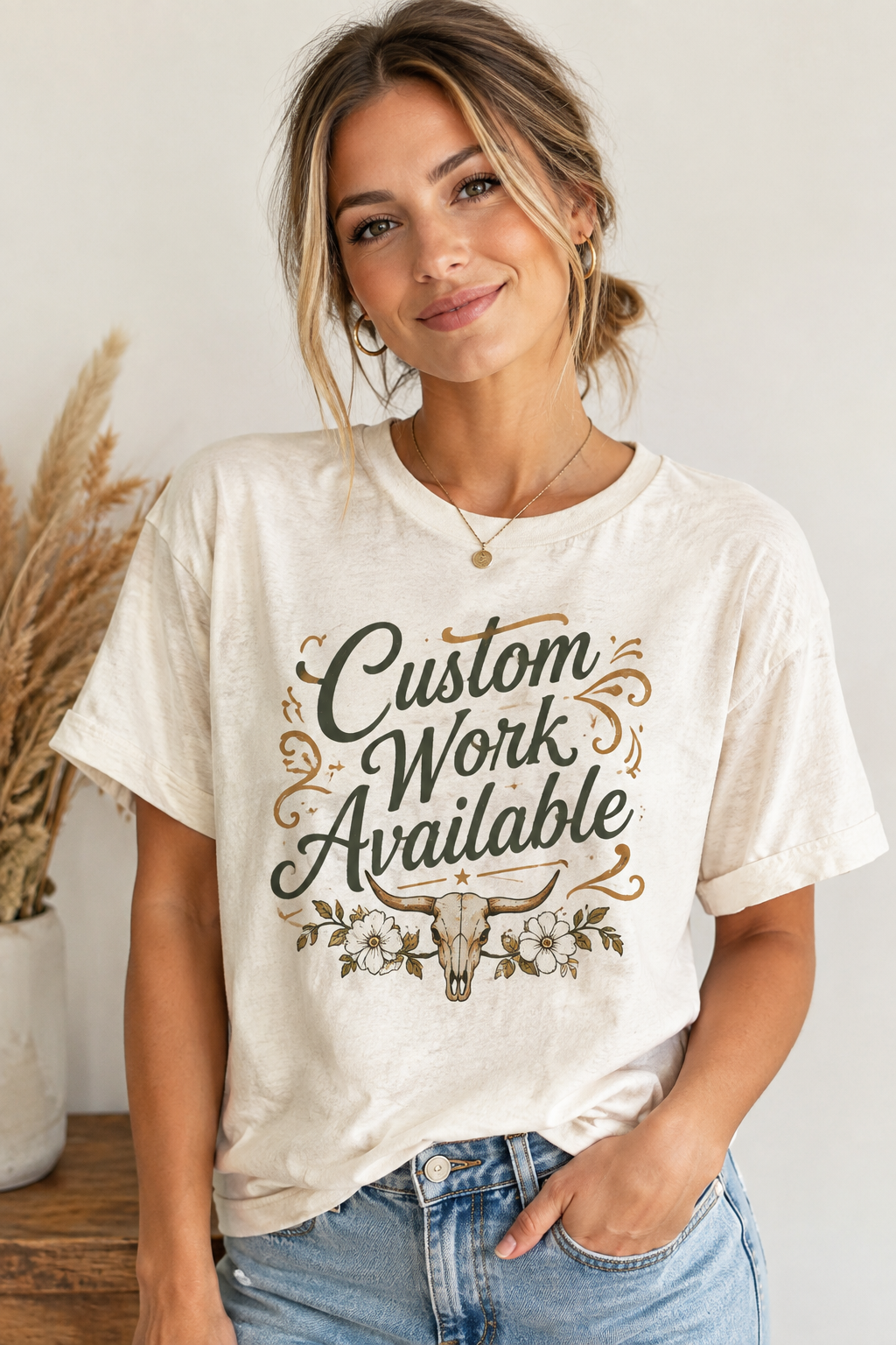 Custom Tee shirt-Cotton