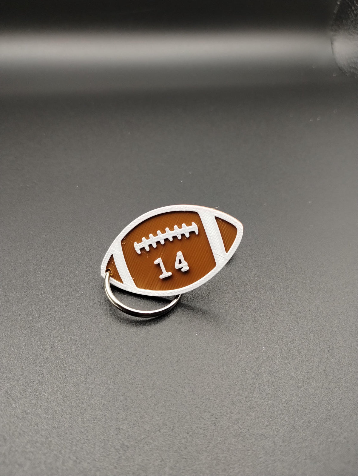 personalized 3D printed- Football Keychain