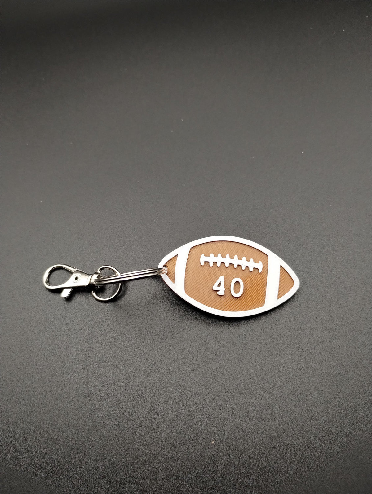 personalized 3D printed- Football Keychain